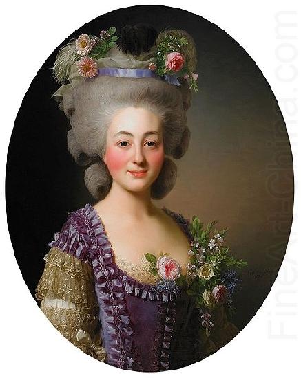 Alexandre Roslin Portrait of Countess de Baviere Grosberg china oil painting image